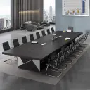 Modern Wood Conference Table for Office Meetings - Maoters thumbnail 3