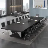 Modern Wood Conference Table for Office Meetings - Maoters thumbnail 3