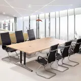 Office Space Simple Wood Meeting Table - Maoters thumbnail 3