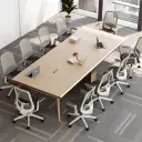 High-rise Minimal Office Conference Table - Maoters thumbnail 3