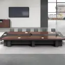 Large Boardroom Two-Tone Conference Table - Maoters thumbnail 3