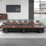 Large Boardroom Two-Tone Conference Table - Maoters thumbnail 3