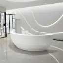 Large Curved Commercial Reception Desk - Maoters thumbnail 4