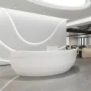 Large Curved Commercial Reception Desk - Maoters thumbnail 3