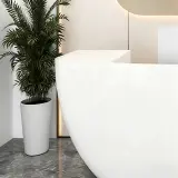 Compact U Cut Curved Reception Desk - Maoters thumbnail 9