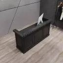 Retro Dark Wood Reception Desk - Maoters thumbnail 2