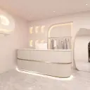 Luxury Boutique Counter – Modern Reception Desk For Salon & Apparel Store thumbnail 2