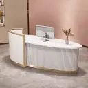 Luxury Curved Beauty Reception Desk - Maoters thumbnail 3