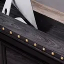 Retro Dark Wood Reception Desk - Maoters thumbnail 8