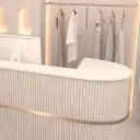 Luxury Boutique Counter – Modern Reception Desk For Salon & Apparel Store thumbnail 6