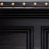 Retro Dark Wood Reception Desk - Maoters thumbnail 9