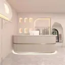 Luxury Boutique Counter – Modern Reception Desk For Salon & Apparel Store thumbnail 1