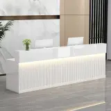 Modern Light Luxury Reception Desk - Maoters thumbnail 1