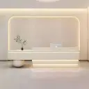 Modern Lacquer Reception Desk – Hotel & Boutique Counter thumbnail 1