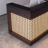 Grid Light Straight Reception Desk - Maoters thumbnail 12