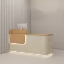 Two Tone Rounded Corner Retail Front Desk - Maoters thumbnail 2