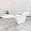Unique Flared Curved Reception Desk - Maoters thumbnail 2