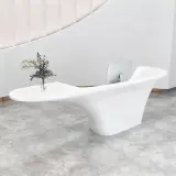 Unique Flared Curved Reception Desk - Maoters thumbnail 2