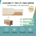 Soft Curve Two Tone Office Front Desk - Maoters thumbnail 4