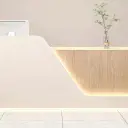 Wood Rounded Front Desk - Maoters thumbnail 9