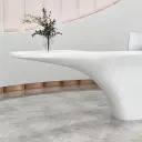 Unique Flared Curved Reception Desk - Maoters thumbnail 8