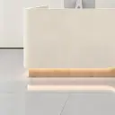 Soft Curve Two Tone Office Front Desk - Maoters thumbnail 9