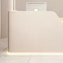 Wood Rounded Front Desk - Maoters thumbnail 10