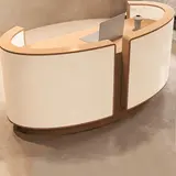 Curved Salon Reception Desk – Beauty & Boutique Counter thumbnail 4