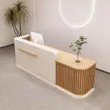 Modern Wooden Lobby Desk - Maoters thumbnail 2