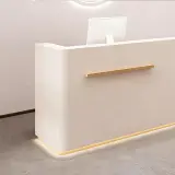 Modern Wooden Lobby Desk - Maoters thumbnail 9