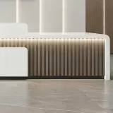 Large Commercial Asymmetrical Reception Desk - Maoters thumbnail 11