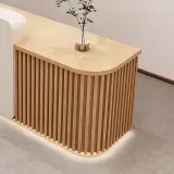 Modern Wooden Lobby Desk - Maoters thumbnail 10