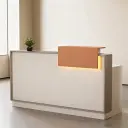 Modern Rectangular Illuminated Reception Counter - Maoters thumbnail 2