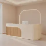 Minimalist Rounded Reception Desk – Maoters thumbnail 2