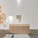 C-Shape Lobby Front Desk - Maoters thumbnail 3
