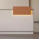 Modern Rectangular Illuminated Reception Counter - Maoters thumbnail 6