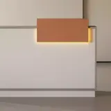 Modern Rectangular Illuminated Reception Counter - Maoters thumbnail 6