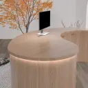 C-Shape Lobby Front Desk - Maoters thumbnail 6