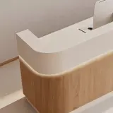 Minimalist Rounded Reception Desk – Maoters thumbnail 9
