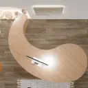 C-Shape Lobby Front Desk - Maoters thumbnail 7