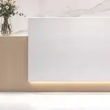 Simple Geometric Reception Desk for Workplace - Maoters thumbnail 13