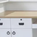 Simple Geometric Reception Desk for Workplace - Maoters thumbnail 15