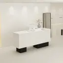 Simple Square L Shape Lobby Reception Desk - Maoters thumbnail 3