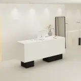 Simple Square L Shape Lobby Reception Desk - Maoters thumbnail 3