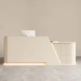 Minimal Desk with Vertical Slats - Maoters thumbnail 2
