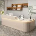 Rounded Corner Cashier Reception Desk thumbnail 2