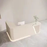 Minimal Desk with Vertical Slats - Maoters thumbnail 3