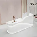 L-shaped Corner Cashier Reception Desk In The Shop thumbnail 3