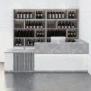 Modern Minimalist Cashier Reception Desk thumbnail 2