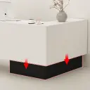 Simple Square L Shape Lobby Reception Desk - Maoters thumbnail 6